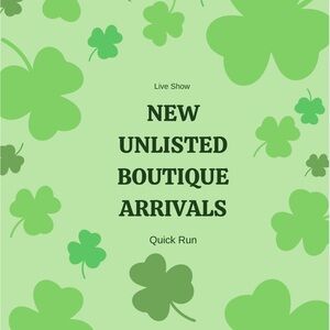NWT Boutique Items - Quick Unlisting